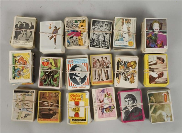 LOT OF SEVERAL HUNDRED VINTAGE NON-SPORTS CARDS.  