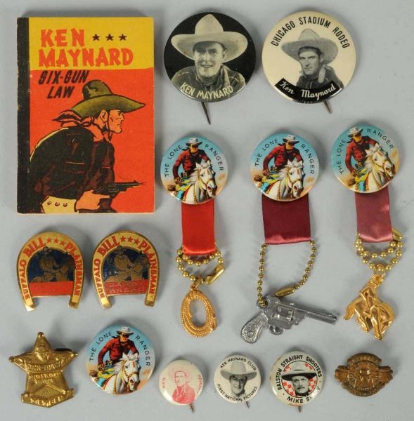 LOT OF ASSORTED WESTERN PIECES.                   