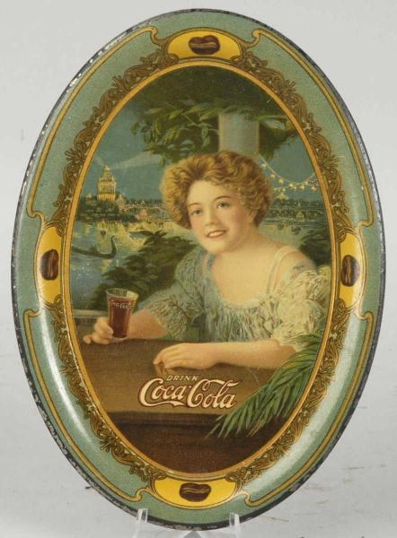 1909 COCA COLA TIP TRAY.                          