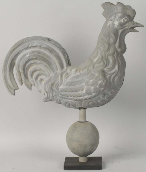 FRENCH COPPER ROOSTER WEATHERVANE.                