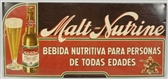 AB MALT-NUTRINE SPANISH LANGUAGE SIGN.            