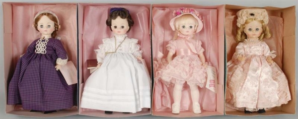 LOT OF 6: MADAME ALEXANDER DOLLS IN BOXES.        