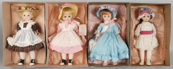 LOT OF 7: MADAME ALEXANDER DOLLS IN BOXES.        