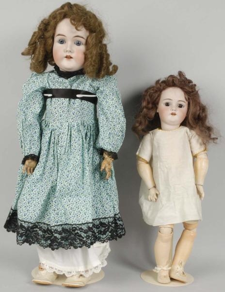 LOT OF 2: GERMANY BISQUE CHILD DOLLS.             