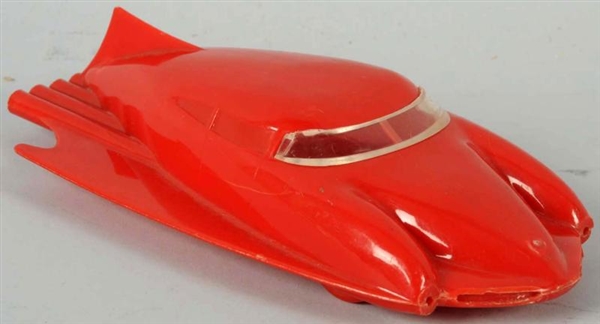 RARE RED PLASTIC  AERO CAR.                       