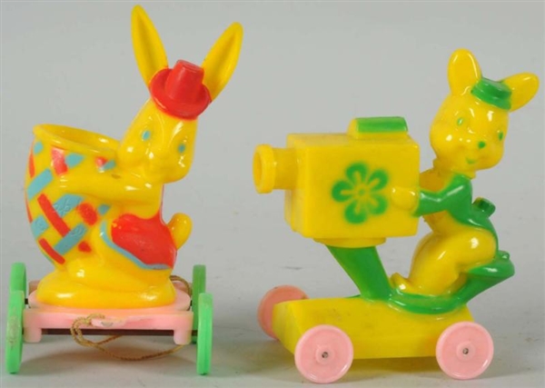 LOT OF 2: PLASTIC EASTER TOYS.                    