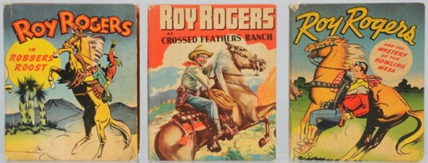 LOT OF 3: ROY ROGERS BETTER LITTLE BOOKS.         