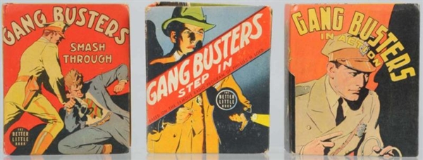  LOT OF 3: GANG BUSTER BETTER LITTLE BOOKS.       