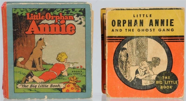 LOT OF 2: LITTLE ORPHAN ANNIE BIG LITTLE BOOKS.   