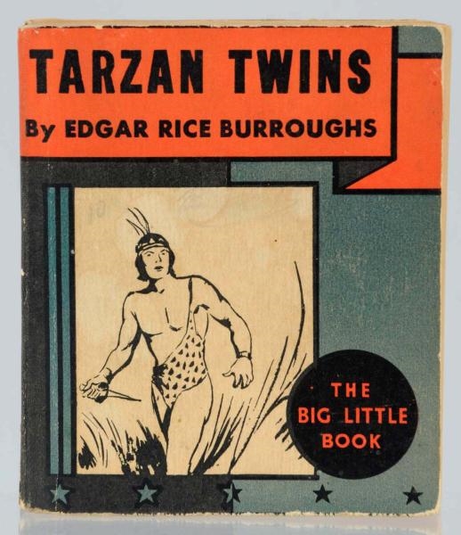 1935 TARZAN TWINS 3-COLOR BIG LITTLE BOOK.        