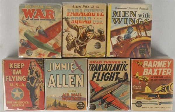 LOT OF 7: MILITARY THEMED BIG LITTLE BOOKS.       