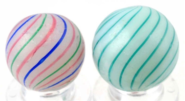 LOT OF 2: CLAMBROTH MARBLES.                      