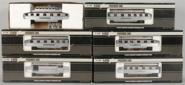 LOT OF 6: K-LINE CANADIAN PACIFIC PASSENGER CARS. 