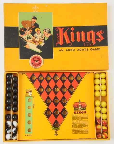 AKRO AGATE KING GAME MARBLE BOX SET.**            