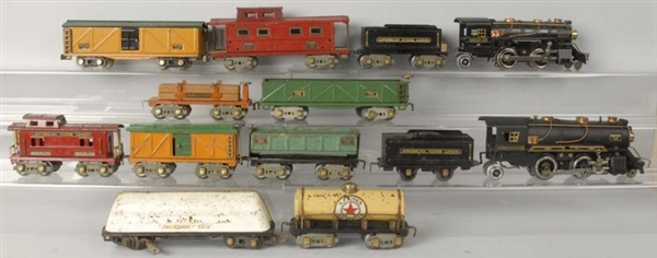LOT OF 2: AMERICAN FLYER FREIGHT TRAIN SETS.      
