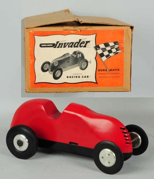 SCARCE DURO-MATIC INVADER RACE CAR TOY.           