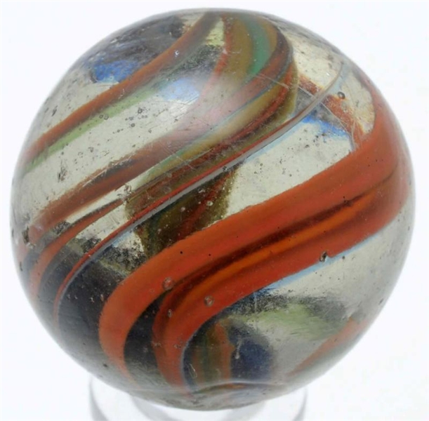 TWISTED SOLID CORE SWIRL MARBLE.                  