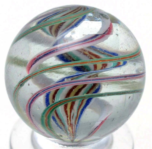 UNUSUAL TIGHT TWISTED DOUBLE RIBBON MARBLE.       