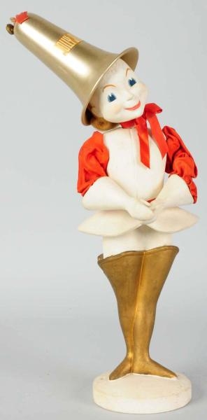 JOLLY JINGLE SEWING NOTIONS ADVERTISING FIGURE.   