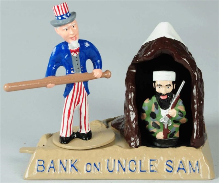 THE BANK ON UNCLE SAM MECHANICAL BANK.            