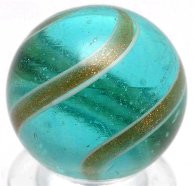RARE THREE-BANDED LUTZ MARBLE.                    