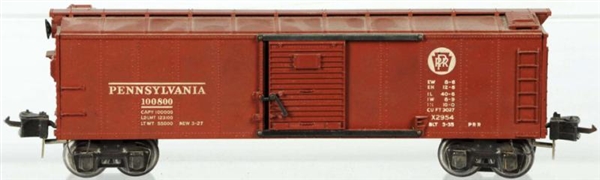 LIONEL O-GAUGE NO. 2954 SCALE TRAIN BOXCAR.       