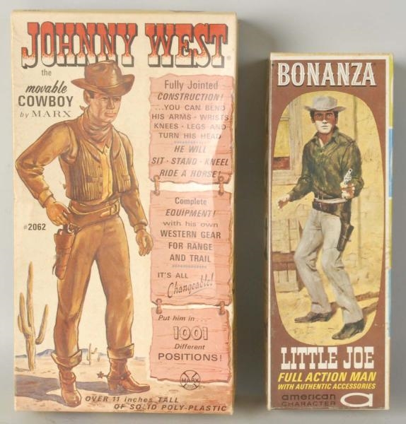 LOT OF 2: AMERICAN MADE WESTERN FIGURES.          