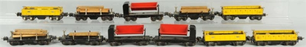 LOT OF 11: LIONEL 3600 SERIES FREIGHT CARS.       