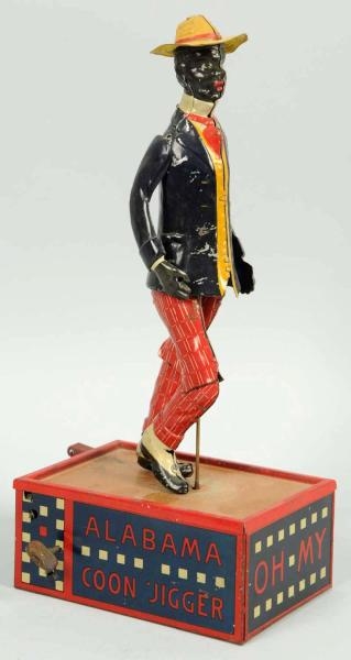 TIN LITHO LEHMANN OH MY ROOF DANCING TOY.         