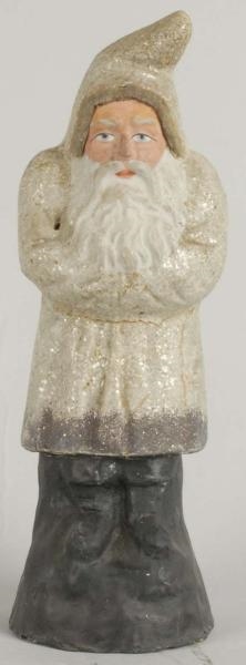 CHRISTMAS SANTA BELSNICKEL WITH WHITE MICA ROBE.  