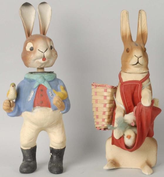 LOT OF 2: EASTER RABBITS.                         