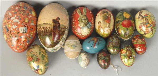 LOT OF 14: EASTER EGGS.                           