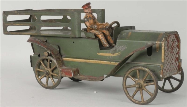 EARLY CONVERSE PRESSED STEEL AUTOMOBILE TOY.      