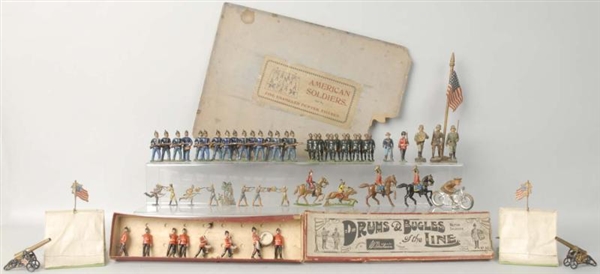 LARGE LOT OF VARIOUS SOLDIER FIGURES.             