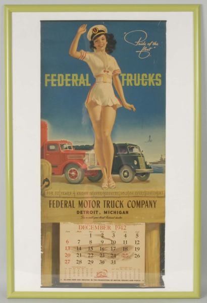 1942 FEDERAL TRUCKS CALENDAR.                     