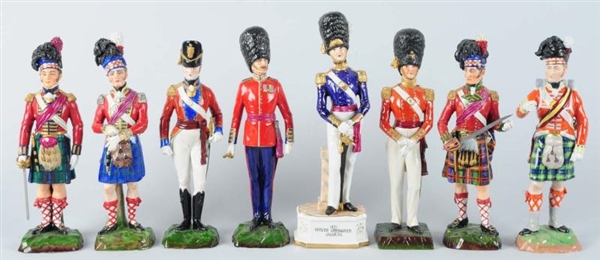 LOT OF 8: BRITISH SOLDIERS.                       