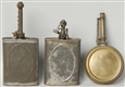 LOT OF 3: EARLY OIL CANS.                         