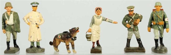 GERMAN ARMY DOCTOR, NURSE, & MEDICAL DOG.         