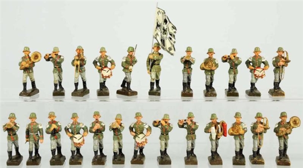LOT OF 24: LINEOL 6.5CM GERMAN ARMY MARCHING BAND 