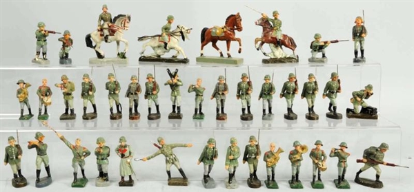 LARGE LOT OF PRE-WAR COMPOSITION GERMAN SOLDIERS. 
