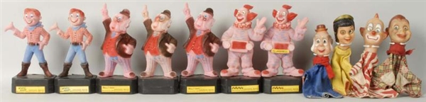LARGE LOT OF HOWDY DOODY PUPPETS & FIGURINES.     