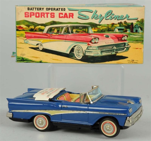 FORD FAIRLANE SKYLINER CAR BATTERY-OP TOY.        