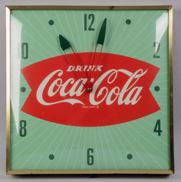 1960S COCA-COLA PAM ELECTRIC CLOCK.               