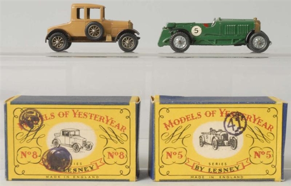 LOT OF 2: DIECAST MATCHBOX VEHICLE TOYS.          