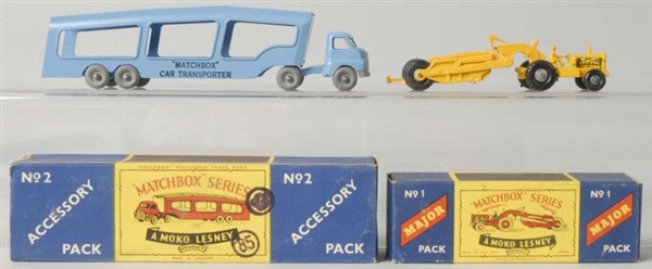 LOT OF 2: DIECAST MATCHBOX VEHICLE TOYS.          