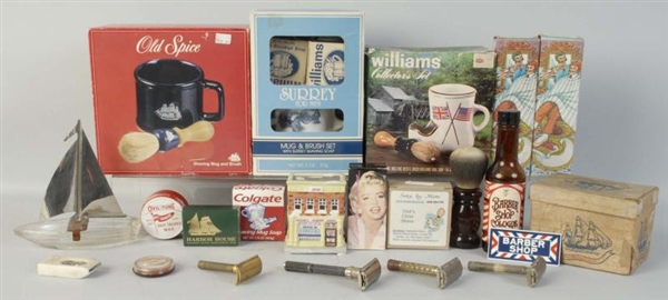 SHAVING AND BARBER ITEMS.                         