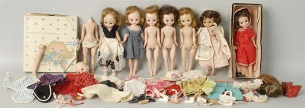LOT OF 8: AMERICAN CHARACTER BETSY MCCALL DOLLS.  