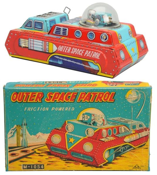 TIN LITHO FRICTION OUTER SPACE PATROL.            