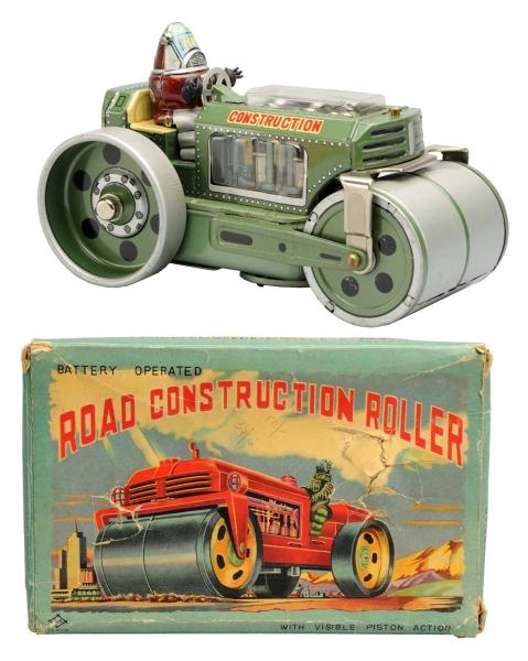 TIN LITHO ROBBY ROAD CONSTRUCTION ROLLER.         
