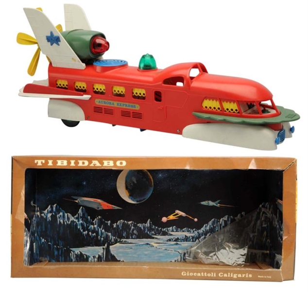 PLASTIC & METAL BATTERY-OPERATED AURORA EXPRESS.  